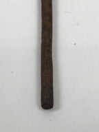 Japanese Cast Iron Yaki-In Branding Stamp Vtg Wood Craft Sweet Small Kanji T159