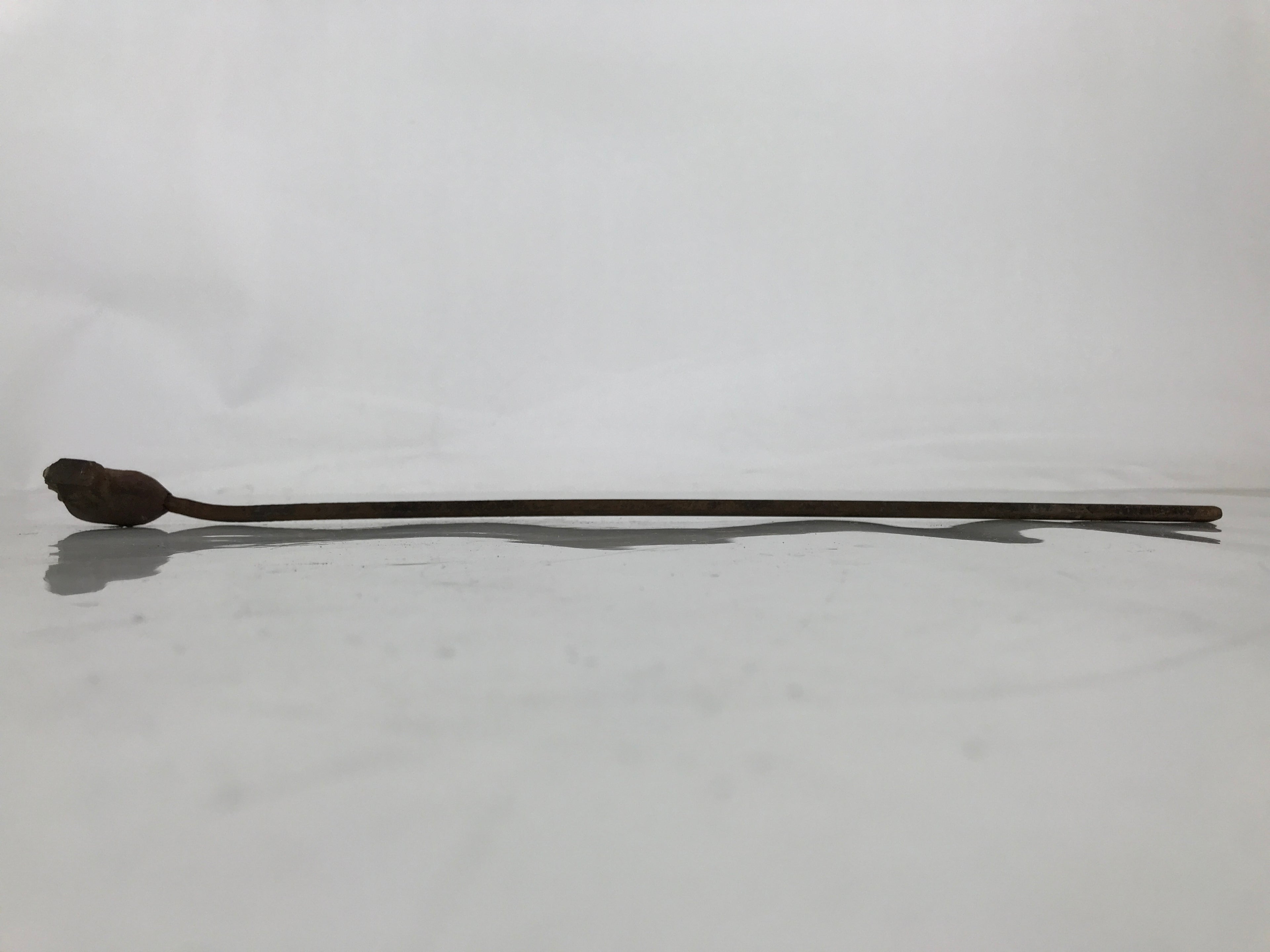 Japanese Cast Iron Yaki-In Branding Stamp Vtg Wood Craft Sweet Small Kanji T165