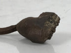 Japanese Cast Iron Yaki-In Branding Stamp Vtg Wood Craft Sweet Small Kanji T165