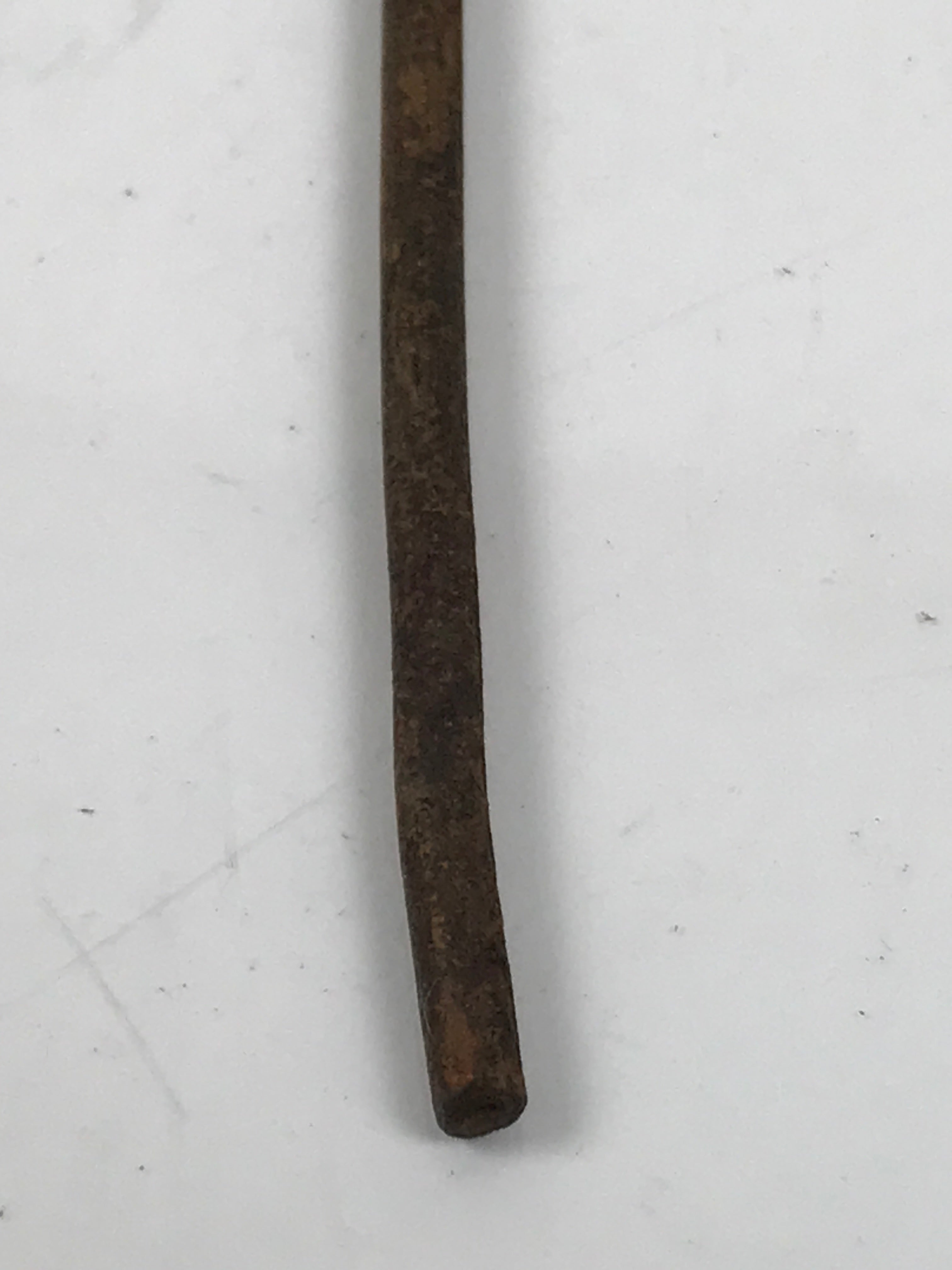 Japanese Cast Iron Yaki-In Branding Stamp Vtg Wood Craft Sweet Small Kanji T166
