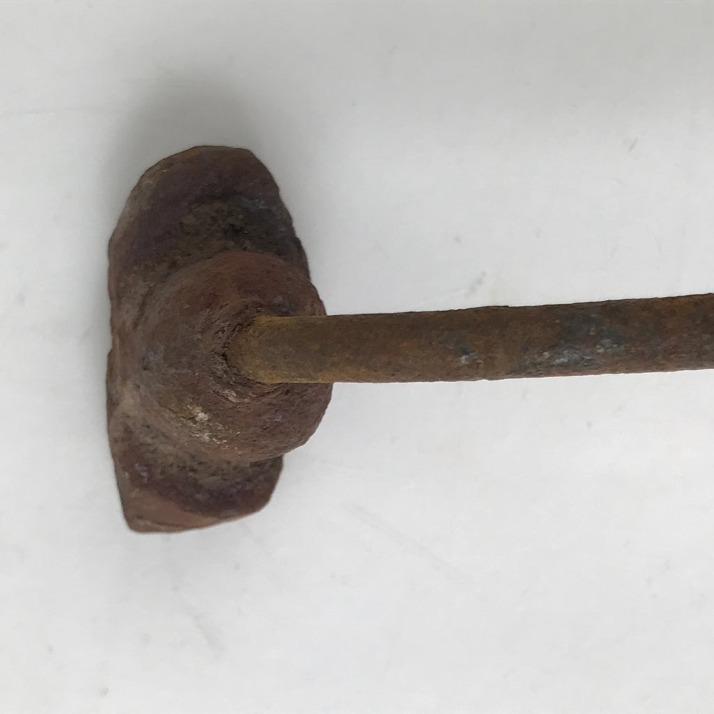 Japanese Cast Iron Yaki-In Branding Stamp Vtg Wood Craft Sweets Bridge T132
