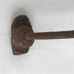 Japanese Cast Iron Yaki-In Branding Stamp Vtg Wood Craft Sweets Bridge T132