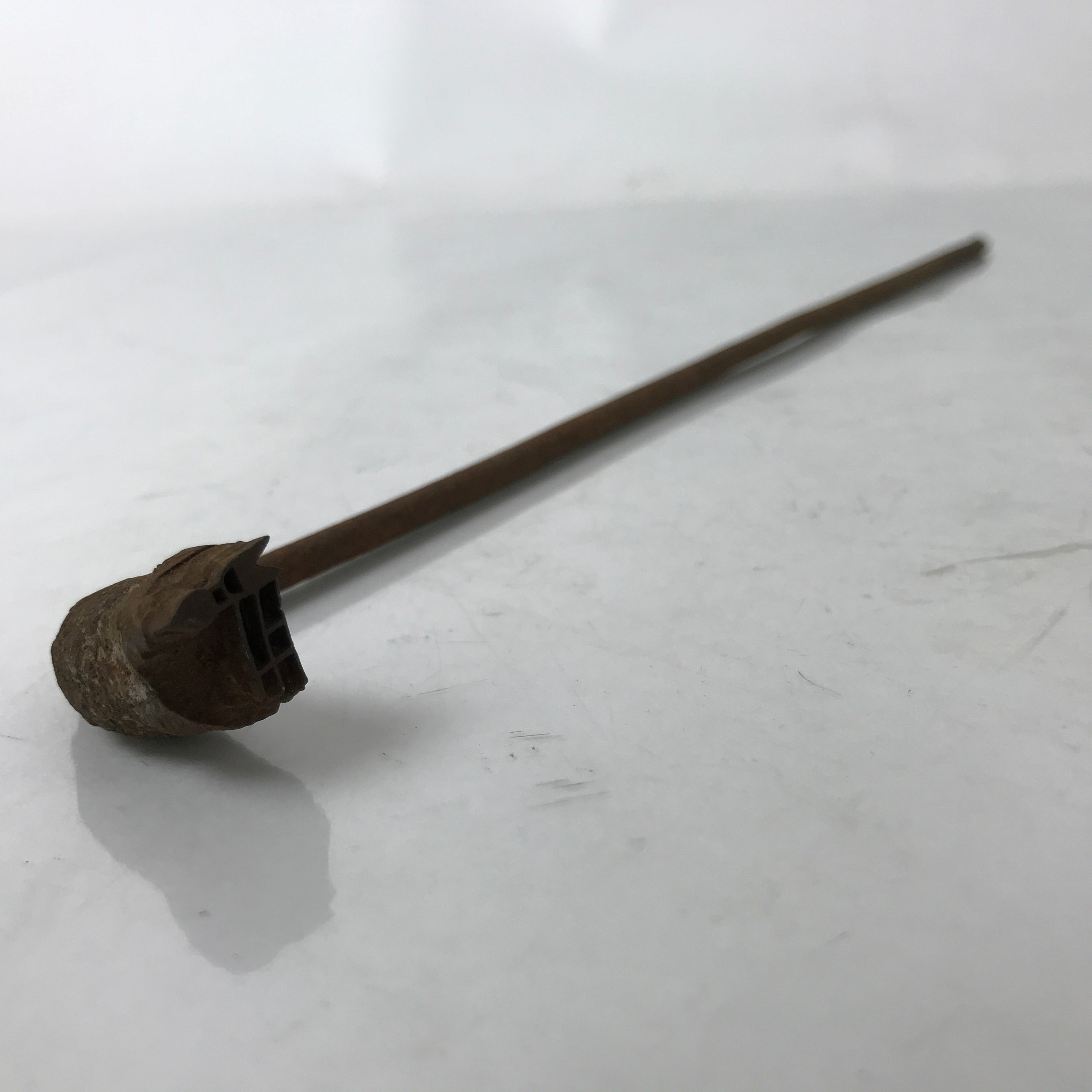 Japanese Cast Iron Yaki-In Branding Stamp Vtg Wood Craft Sweets Bridge T138