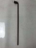 Japanese Cast Iron Yaki-In Branding Stamp Vtg Wood Craft Sweets Bridge T138