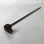 Japanese Cast Iron Yaki-In Branding Stamp Vtg Wood Craft Sweets Broom Rake T151
