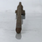 Japanese Cast Iron Yaki-In Branding Stamp Vtg Wood Craft Sweets Broom Rake T151