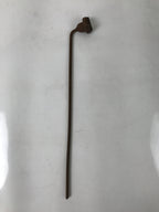 Japanese Cast Iron Yaki-In Branding Stamp Vtg Wood Craft Sweets Deer Shika T141