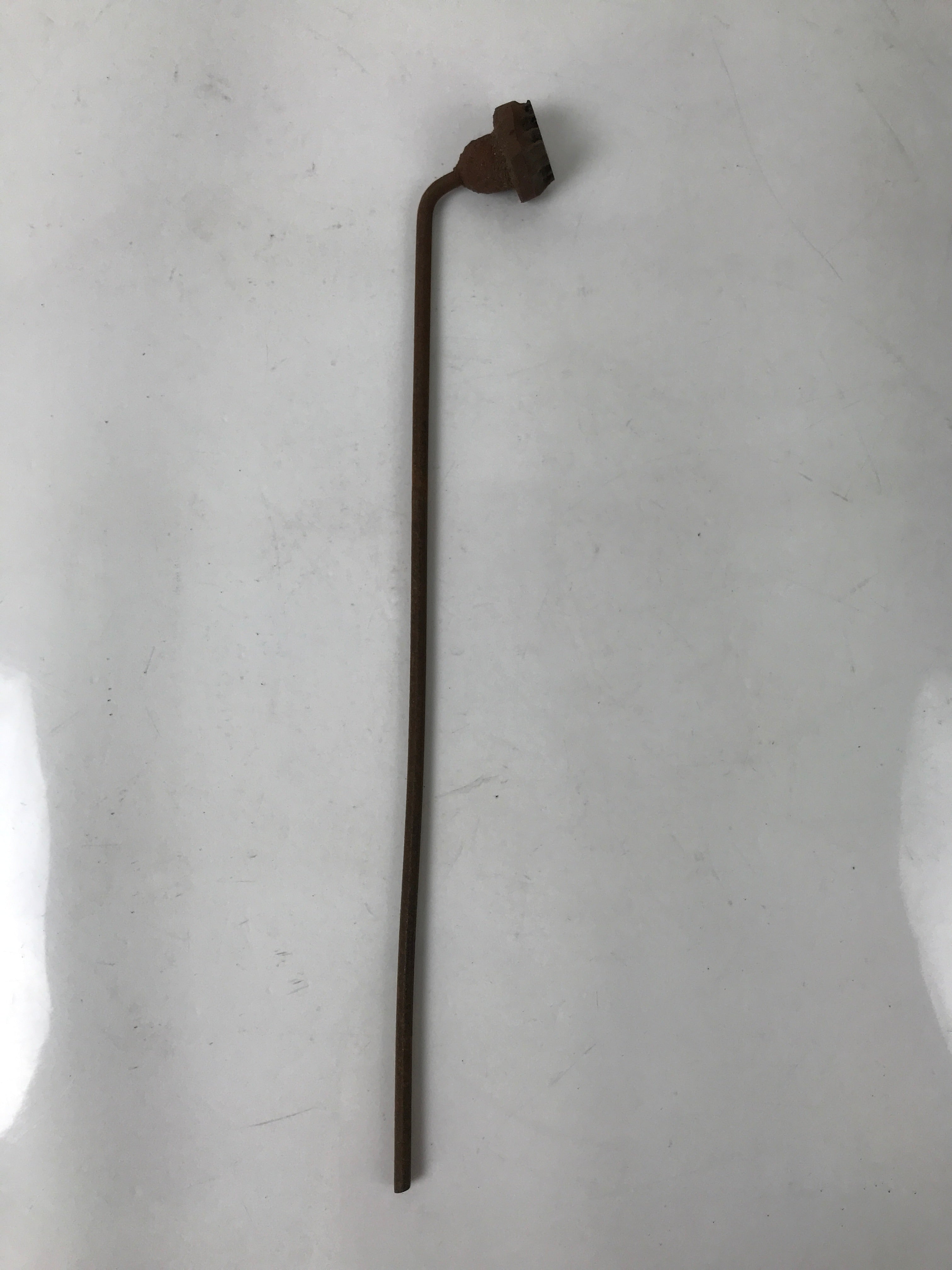 Japanese Cast Iron Yaki-In Branding Stamp Vtg Wood Craft Sweets Deer Shika T141