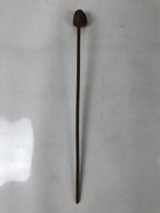 Japanese Cast Iron Yaki-In Branding Stamp Vtg Wood Craft Sweets Deer Shika T141