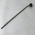 Japanese Cast Iron Yaki-In Branding Stamp Vtg Wood Craft Sweets Flower T129