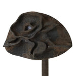 Japanese Cast Iron Yaki-In Branding Stamp Vtg Wood Craft Sweets Flower T129