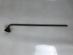 Japanese Cast Iron Yaki-In Branding Stamp Vtg Wood Craft Sweets Kanji Iwai T127