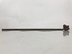 Japanese Cast Iron Yaki-In Branding Stamp Vtg Wood Craft Sweets Kanji Iwai T162
