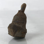 Japanese Cast Iron Yaki-In Branding Stamp Vtg Wood Craft Sweets Lotus Bud T137