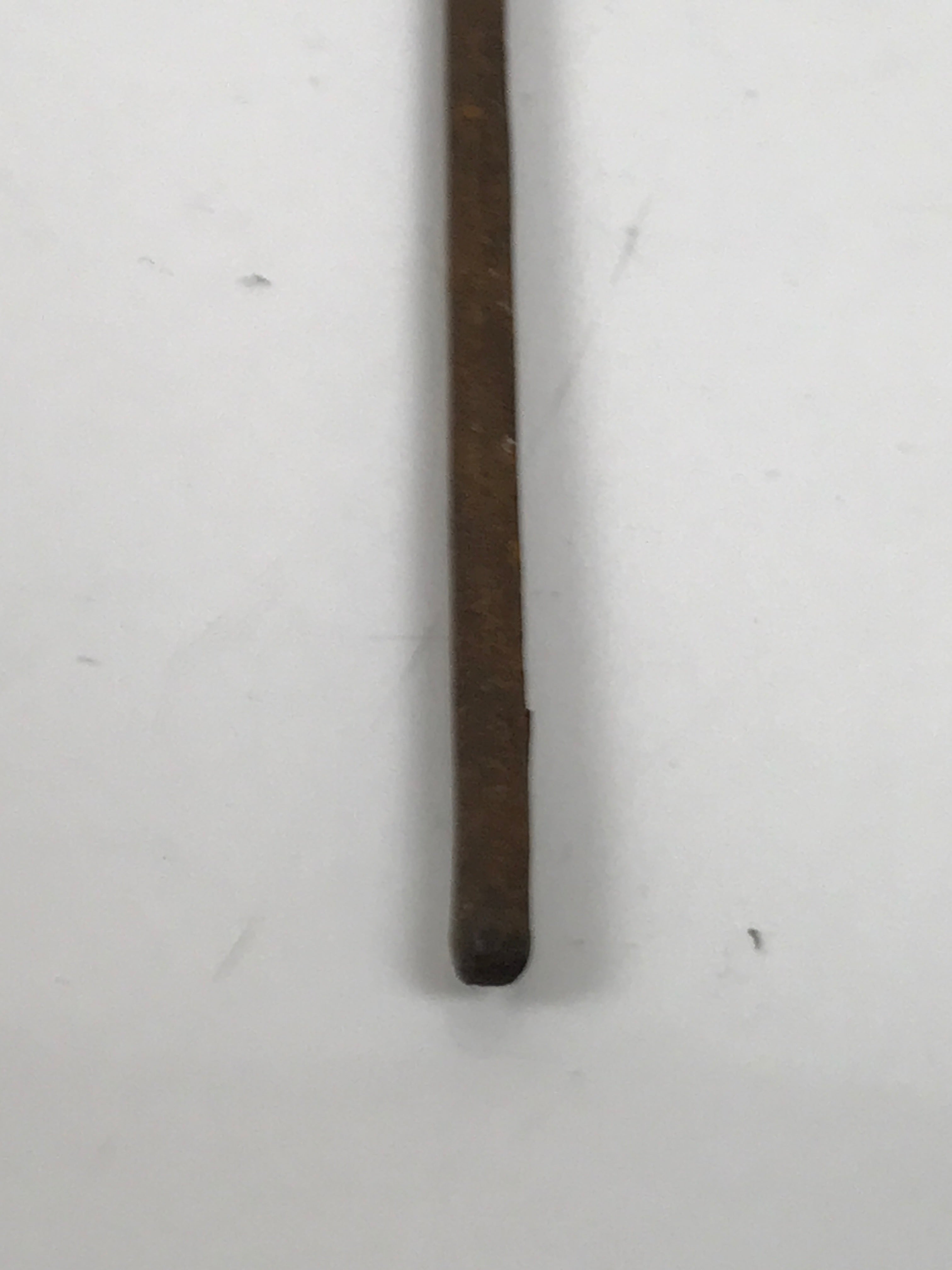 Japanese Cast Iron Yaki-In Branding Stamp Vtg Wood Craft Sweets Small Kanji T157
