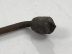 Japanese Cast Iron Yaki-In Branding Stamp Vtg Wood Craft Sweets Small Kanji T157