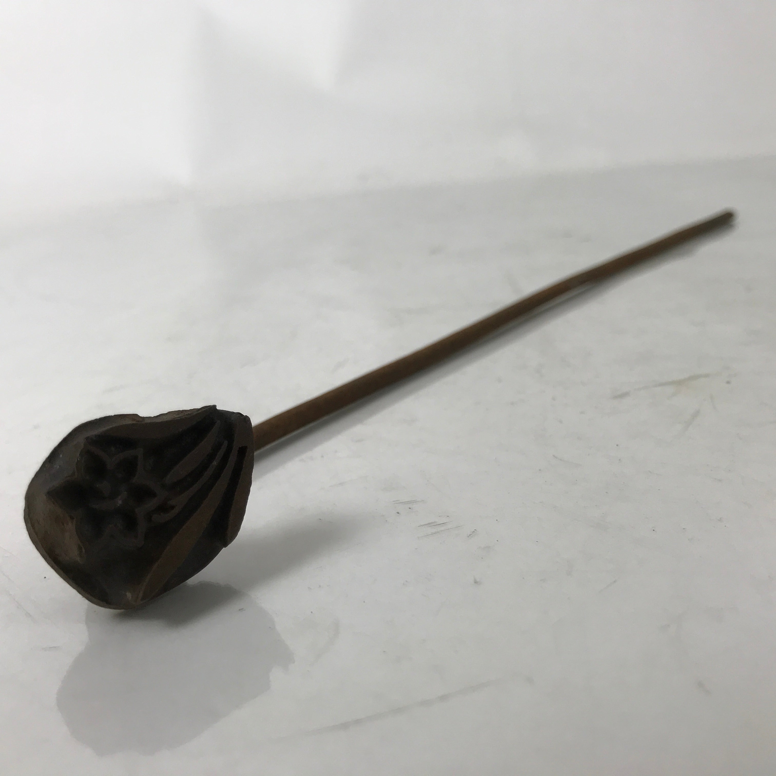 Japanese Cast Iron Yaki-In Branding Stamp Wood Craft Sweet Daffodil Suisen T143