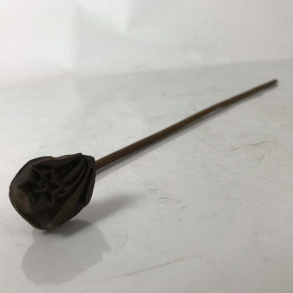 Japanese Cast Iron Yaki-In Branding Stamp Wood Craft Sweet Daffodil Suisen T143