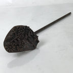 Japanese Cast Iron Yaki-In Branding Stamp Wood Craft Sweets Flower Garden T131