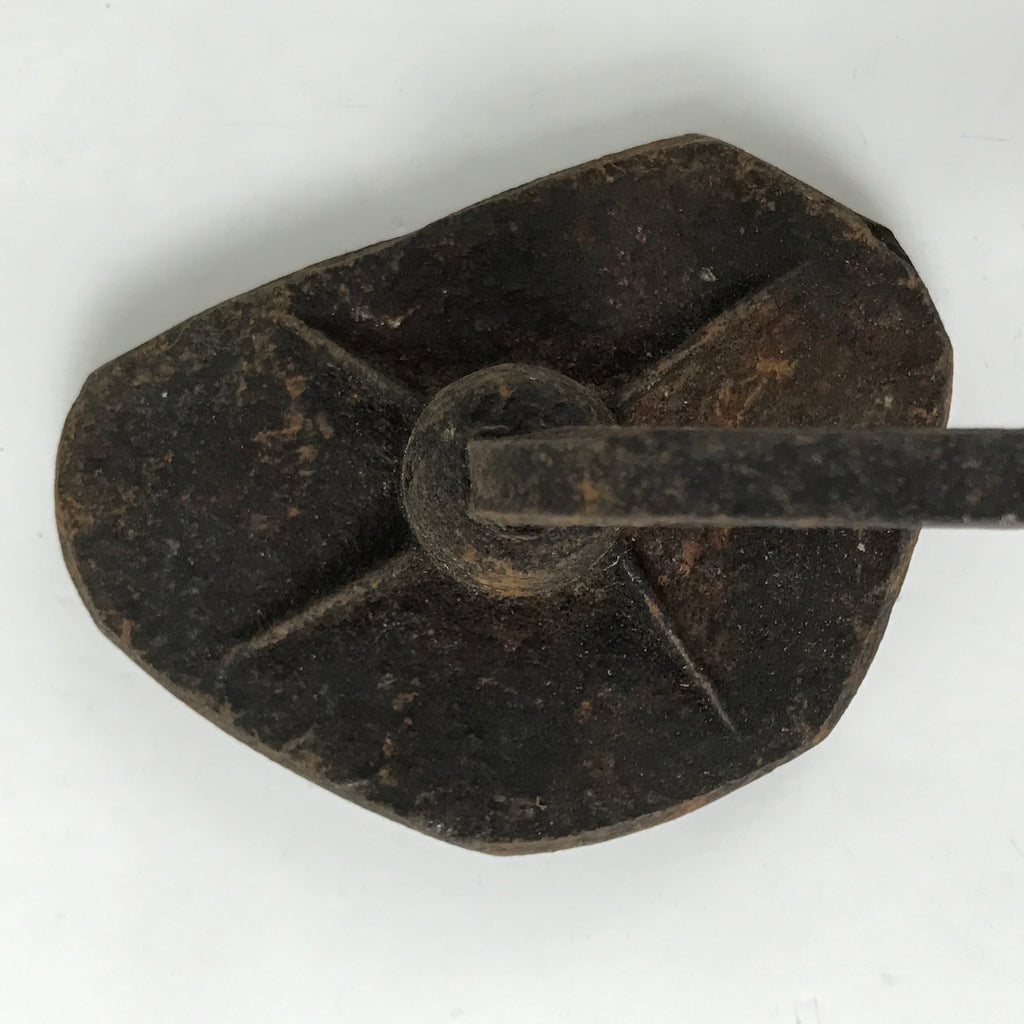 Japanese Cast Iron Yaki-In Branding Stamp Wood Craft Sweets Flower Garden T131