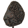 Japanese Cast Iron Yaki-In Branding Stamp Wood Craft Sweets Flower Garden T131