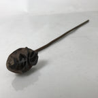 Japanese Cast Iron Yaki-In Branding Stamp Wood Craft Sweets Kanji Kotobuki T135