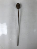 Japanese Cast Iron Yaki-In Branding Stamp Wood Craft Sweets Kanji Kotobuki T135