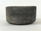 Japanese Cement Ashtay Haizara Hibachi Brazier Vtg Gray Incense Burner JK610