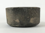 Japanese Cement Ashtay Haizara Hibachi Brazier Vtg Gray Incense Burner JK610