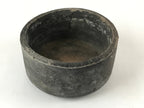Japanese Cement Ashtay Haizara Hibachi Brazier Vtg Gray Incense Burner JK610