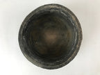 Japanese Cement Ashtay Haizara Hibachi Brazier Vtg Gray Incense Burner JK610
