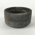 Japanese Cement Ashtay Haizara Hibachi Brazier Vtg Gray Incense Burner JK610