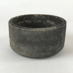 Japanese Cement Ashtay Haizara Hibachi Brazier Vtg Gray Incense Burner JK610
