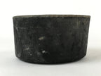 Japanese Cement Ashtay Haizara Hibachi Brazier Vtg Gray Incense Burner JK611