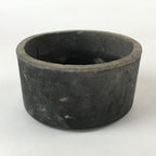 Japanese Cement Ashtay Haizara Hibachi Brazier Vtg Gray Incense Burner JK611