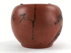 Japanese Cerami Ashtay Haizara Hibachi Brazier Incense Burner Koro Metal JK540