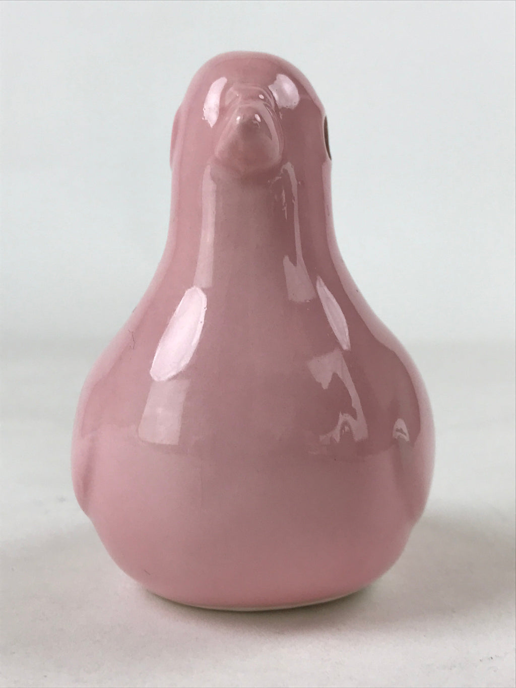 Japanese Ceramic 6-Hole Pigeon Ocarina Vtg Hato Musical Instrument Pink BD950
