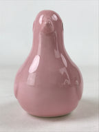 Japanese Ceramic 6-Hole Pigeon Ocarina Vtg Hato Musical Instrument Pink BD950