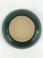 Japanese Ceramic Agano Ware Bowl Kashiki Vtg Kosyu Kiln Tea Ceremony Green PX691