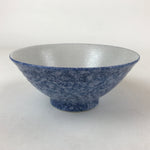 Japanese Ceramic Big Bowl Vtg White Light Blue Flower Ramen Donburi PY607