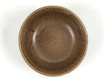 Japanese Ceramic Bowl Banko Ware Vtg Side Dish Brown Flowers Line Pattern PY995