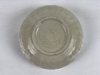 Japanese Ceramic Bowl Banko Ware Vtg Side Dish White Flowers Line Pattern PY998