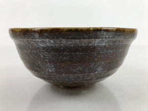 Japanese Ceramic Bowl Kobachi Owan Vtg Katakuchi Nimono Nabe Green Brown Y122