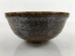 Japanese Ceramic Bowl Kobachi Owan Vtg Katakuchi Nimono Nabe Green Brown Y122