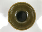 Japanese Ceramic Bowl Kobachi Owan Vtg Katakuchi Nimono Nabe Green Brown Y122