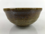 Japanese Ceramic Bowl Kobachi Owan Vtg Katakuchi Nimono Nabe Green Brown Y123