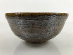 Japanese Ceramic Bowl Kobachi Owan Vtg Katakuchi Nimono Nabe Green Brown Y124