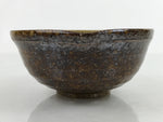 Japanese Ceramic Bowl Kobachi Owan Vtg Katakuchi Nimono Nabe Green Brown Y129