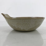 Japanese Ceramic Bowl Kobachi Vtg Nabe Side Dish Spike Rice Light Brown Y162