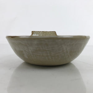 Japanese Ceramic Bowl Kobachi Vtg Nabe Side Dish Spike Rice Light Brown Y162